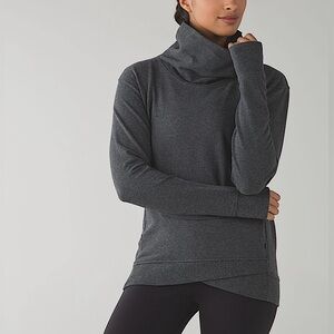 NWOT Lululemon Charcoal Gray High Neck Sweatshirt